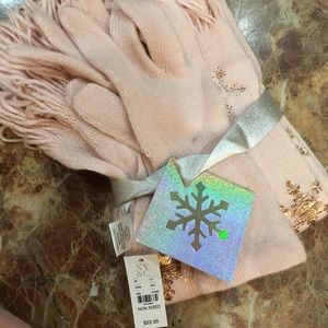 matching scarf and gloves